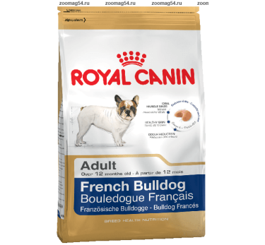 Royal Canin FRENCH BULLDOG ADULT (ФРАНЦУЗСКИЙ БУЛЬДОГ ЭДАЛТ) для собак  от 12 месяцев